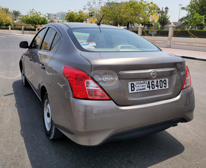 Brown Nissan Sunny 2017 for rent in Ajman 3